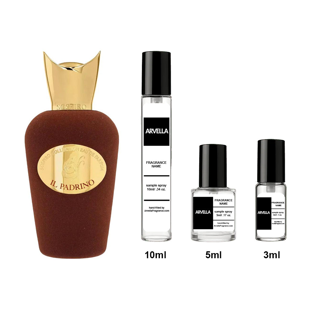 Sospiro Il Padrino Sample 3ml Spray - Arvella Fragrance
